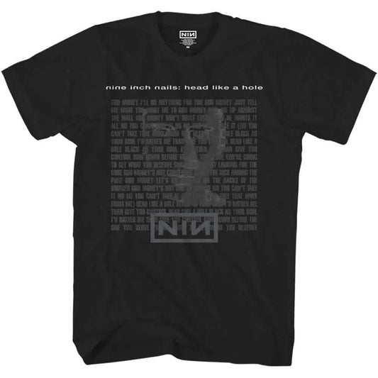 Nine Inch Nails T-Shirt: Head Like A Hole Shirts