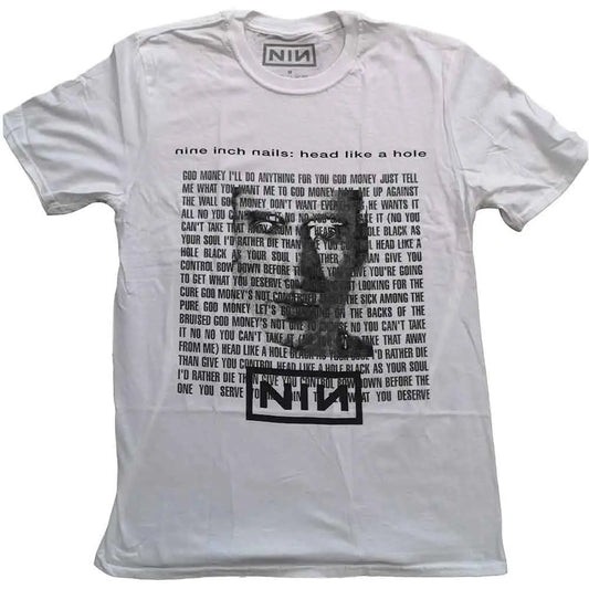 Nine Inch Nails T-Shirt: Head Like A Hole Shirts
