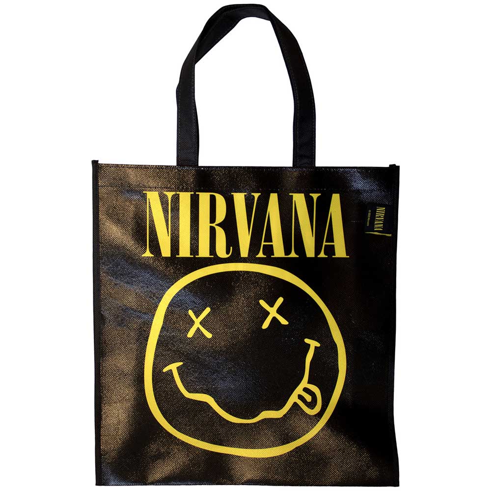 Nirvana Eco Bag Yellow Happy Face Shirts
