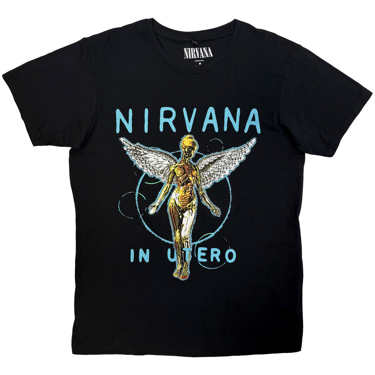 Nirvana Premium Carbon T-Shirt: In Utero Neon Blue Shirts