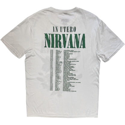Nirvana Shirt - In Utero Green (White)