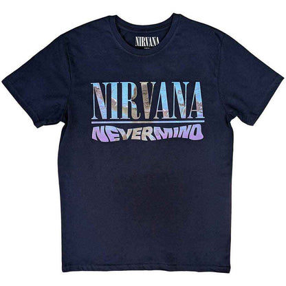 Nirvana Shirt Nevermind (Navy Blue) Shirts