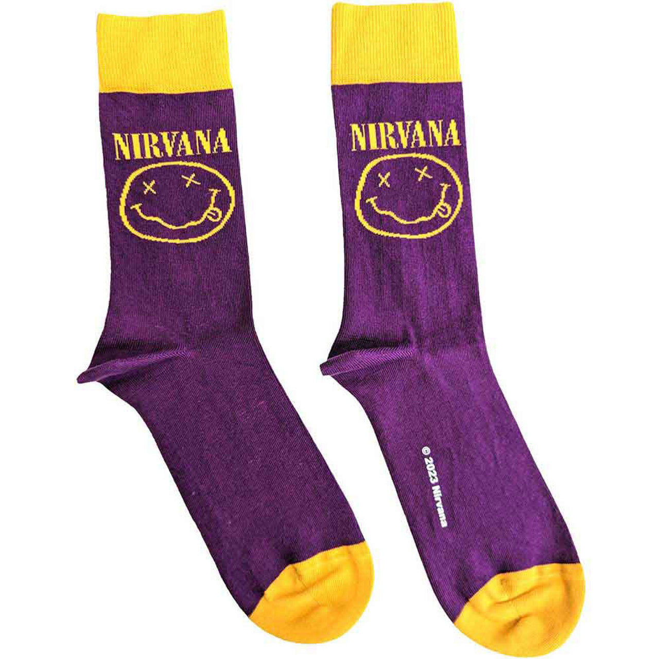 Nirvana Socks Yellow Happy Face (4-7) Shirts