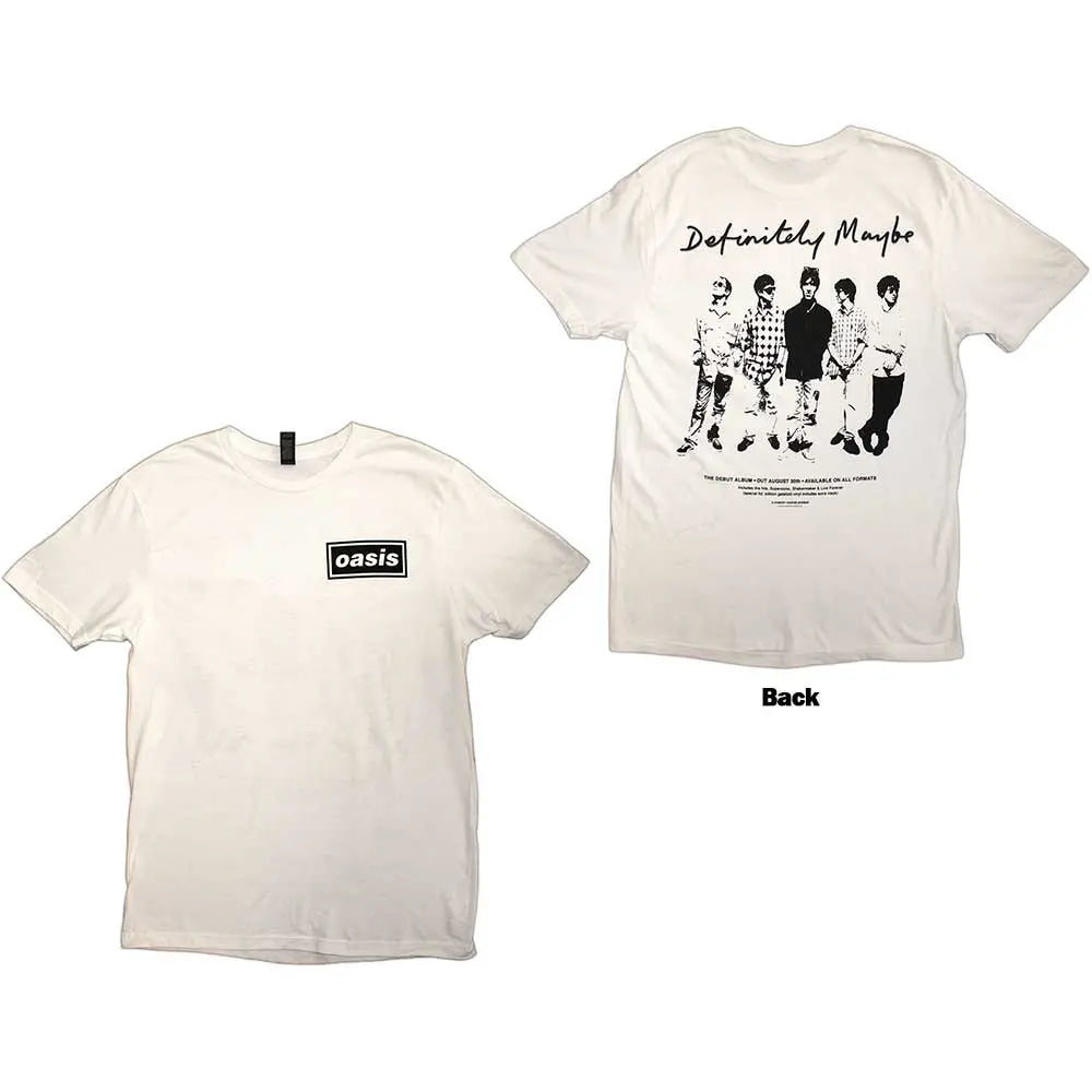 Oasis Shirt Definitely Maybe Back Print Shirts