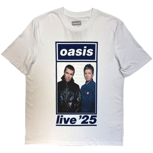 Oasis Shirt - Live '25 World Tour (White) Shirts