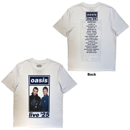 Oasis Shirt - Live '25 World Tour (White)