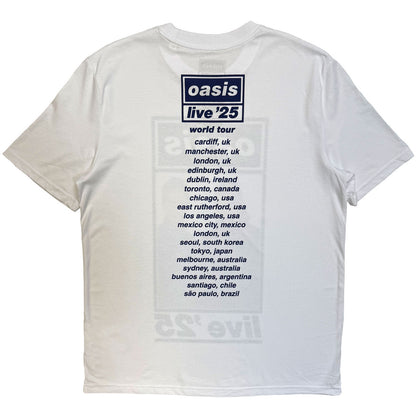 Oasis Shirt - Live '25 World Tour (White)
