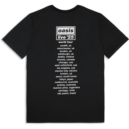 Oasis Shirt - Wonderwall Live 25 World Tour