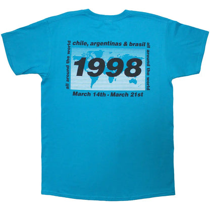Oasis Shirt 1998 World Tour Blue Shirts