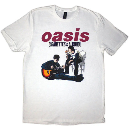 Oasis Shirt Cigarettes & Alcohol Illustration Shirts