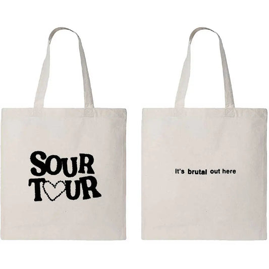 Olivia Rodrigo Tote Bag: Sour Tour Shirts