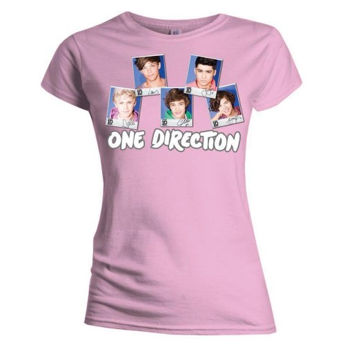 One Direction Ladies T-Shirt Polaroid (Skinny Fit) - Ireland Vinyl
