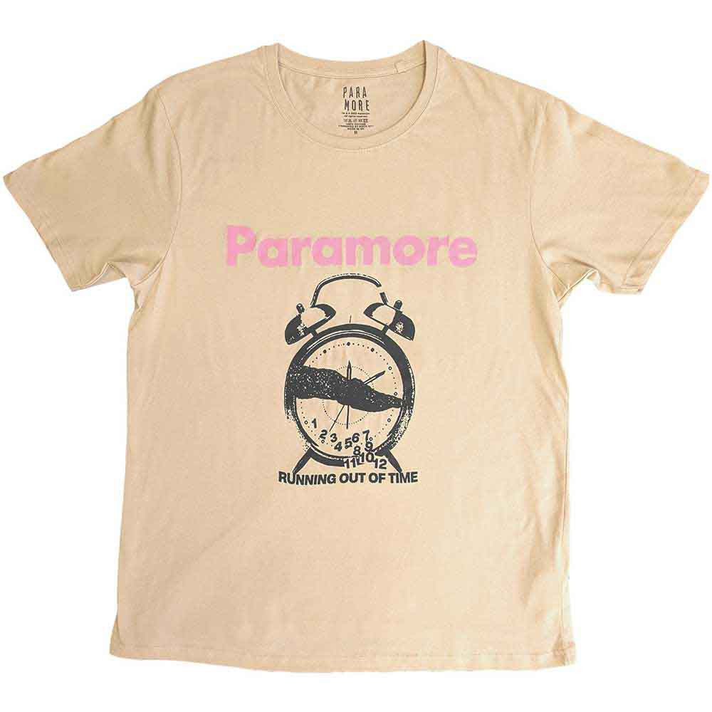 Paramore Shirt: Clock (Sand) Shirts