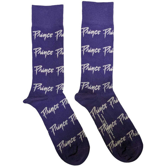 Prince Ankle Socks: Logo Repeat (UK Size 7 - 11) - Ireland Vinyl