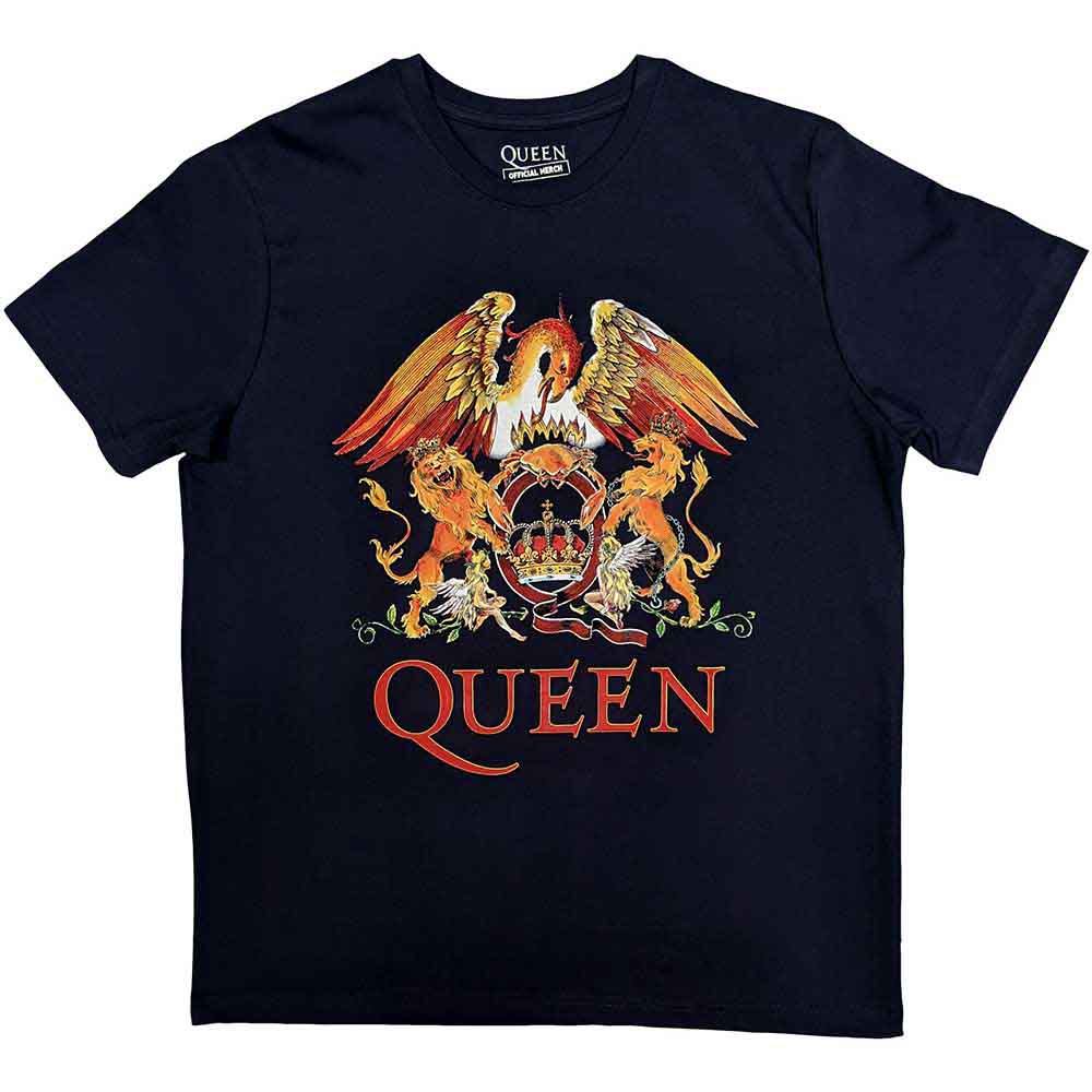 Queen T-Shirt: Classic Crest - Ireland Vinyl