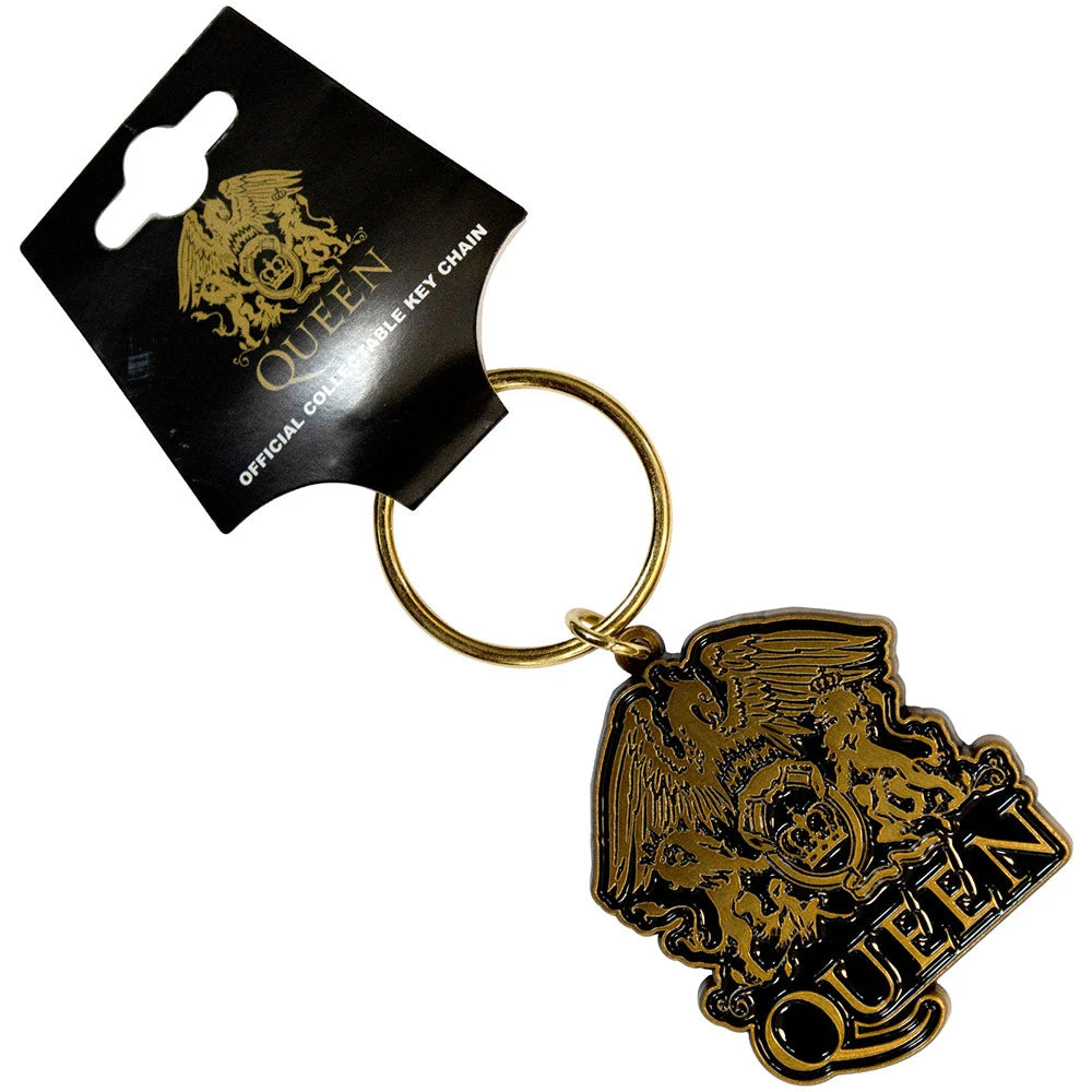Queen Keychain - Gold Crest
