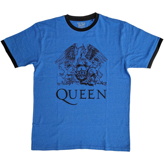 Queen Ringer T-Shirt Crest Logo - Ireland Vinyl