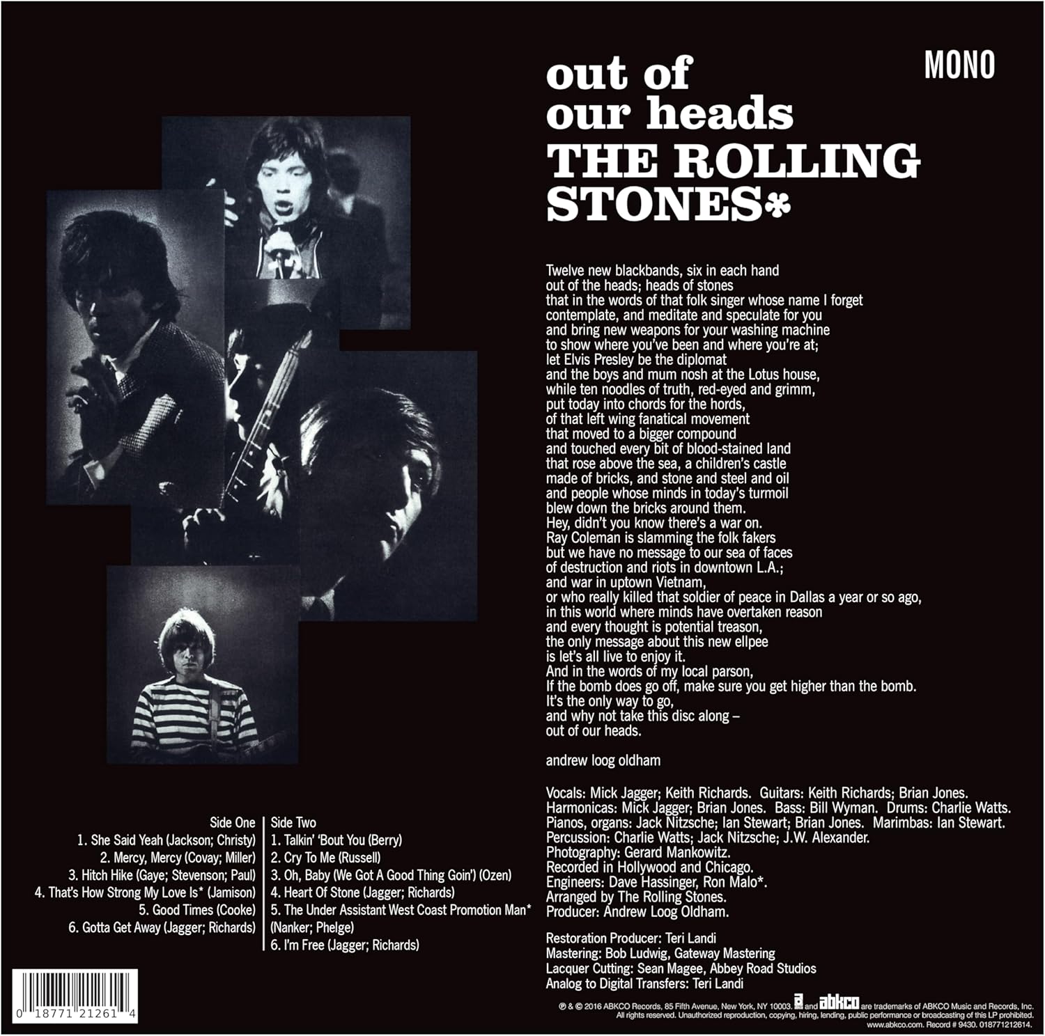 Rolling Stones Out Of Our Heads