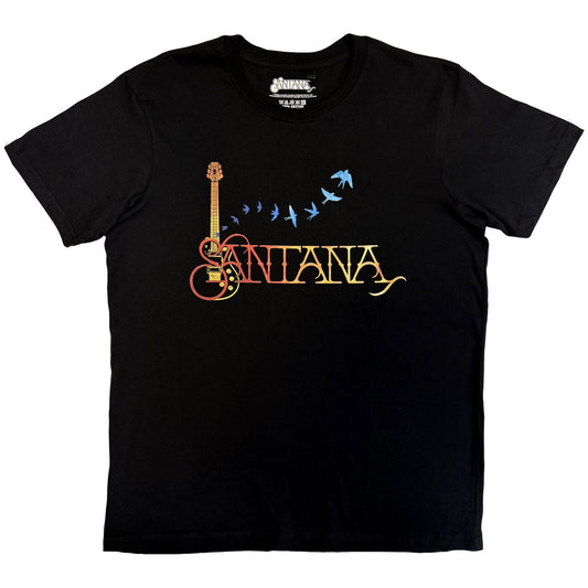 Santana T-Shirt: Guitar & Birds Shirts