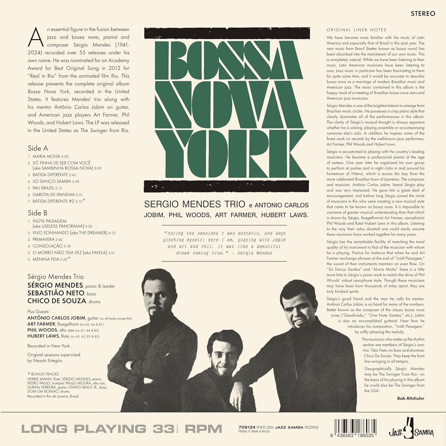 Sergio Mendes Bossa Nova New York