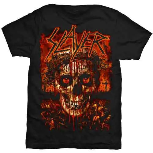 Slayer Shirt Crowned Skull Shirts