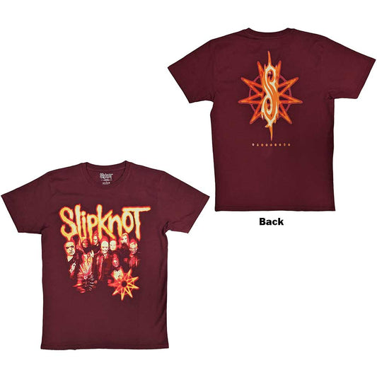 Slipknot T-Shirt The End So Far Group Photo Tribal S Nonogram - Ireland Vinyl