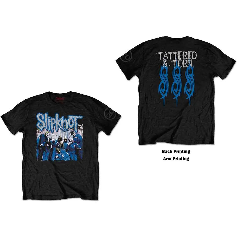 Slipknot Shirt 20th Anniversary Tattered & Torn Shirts