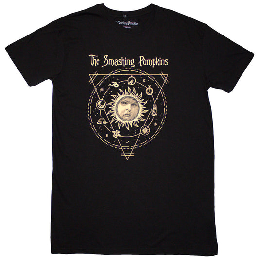 Smashing Pumpkins Ladies T-Shirt Dress: Celestial Sun Shirts