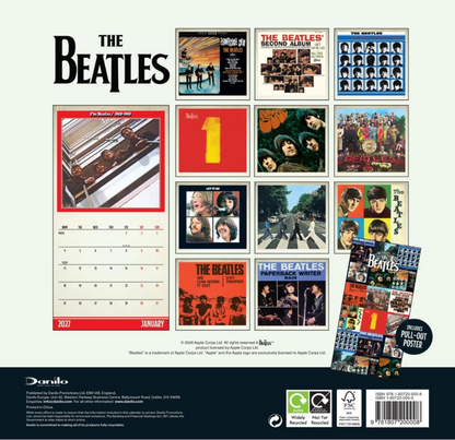 The Beatles 2027 Square Calendar