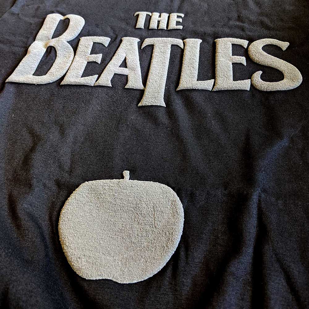 The Beatles Hi-Build T-Shirt Drop T Logo & Apple Shirts