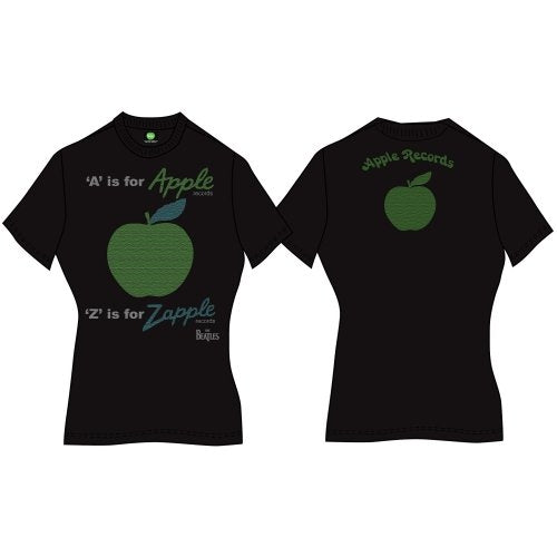 The Beatles Ladies T-Shirt A is for Apple - Ireland Vinyl