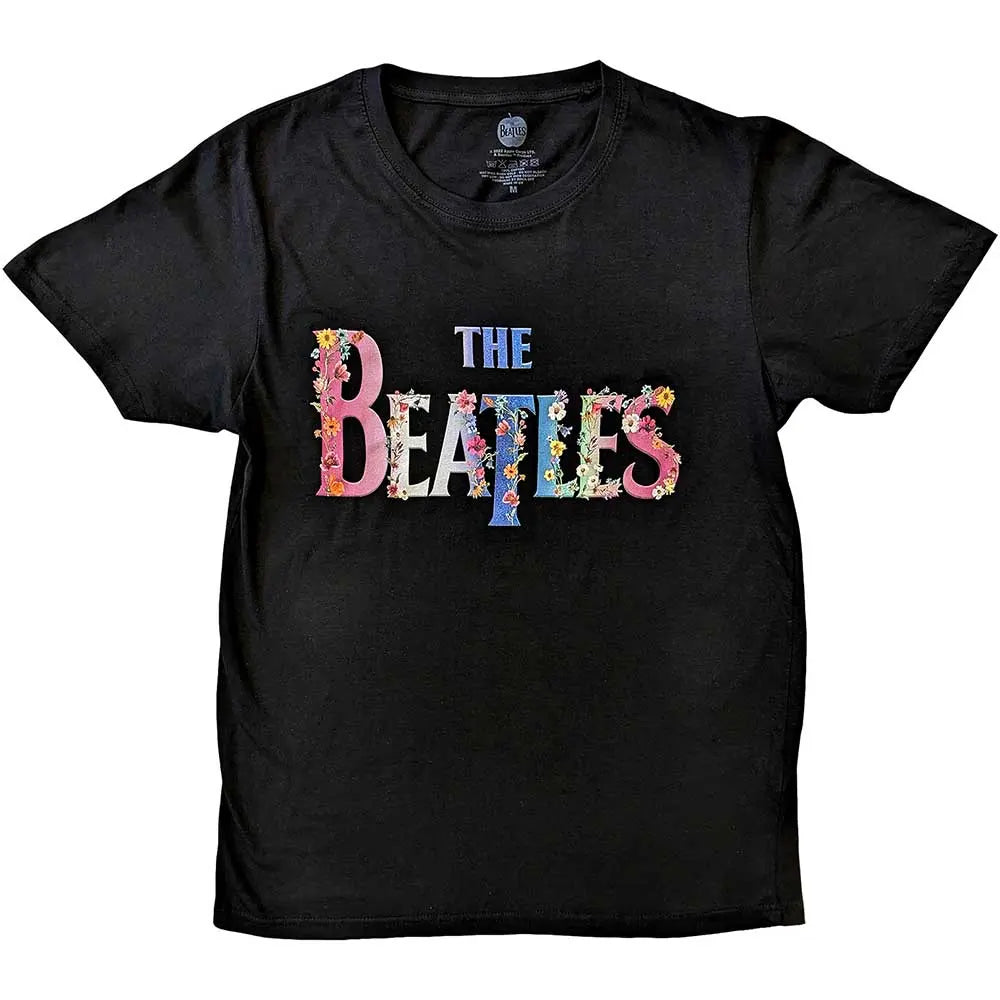 The Beatles Shirt Floral Logo Shirts