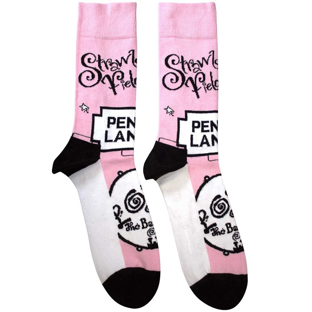 The Beatles Socks - Strawberry Fields/Penny Lane Shirts