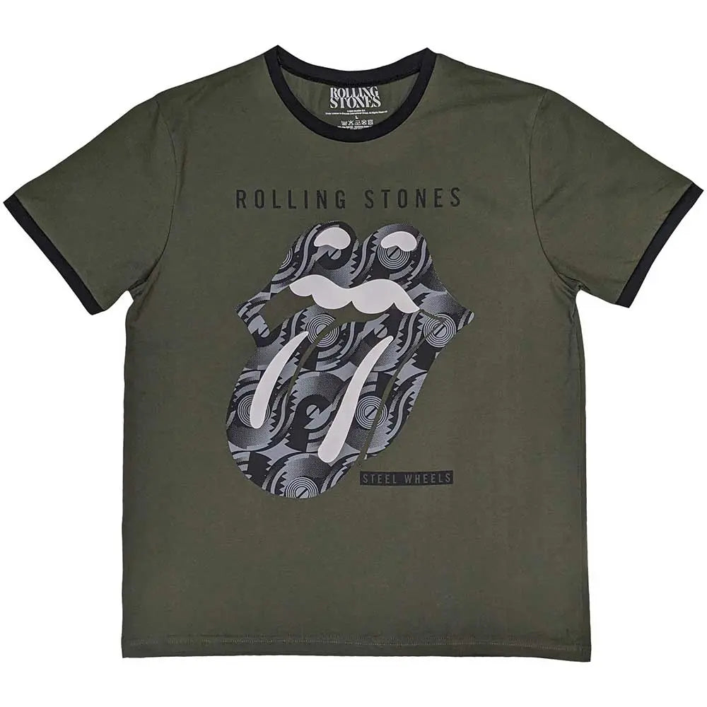 The Rolling Stones Ringer Shirt Black & White Tongue Shirts