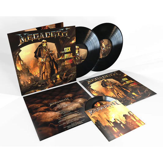 Megadeth The Sick, The Dying… And The Dead! Deluxe 2LP + 7″ - Ireland Vinyl