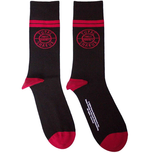 Tupac (2PAC) Ankle Socks: Circle Logo Shirts