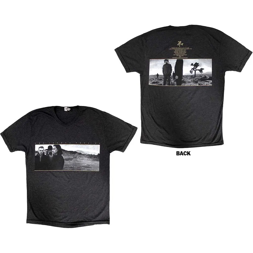 U2 Shirt Joshua Tree Dates 2017 (Grey) Shirts
