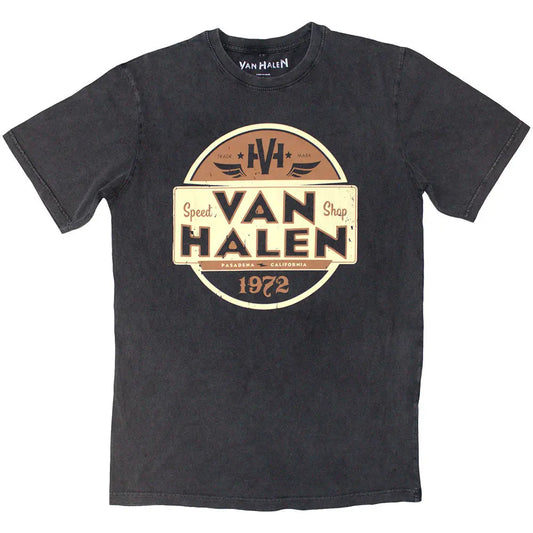 Van Halen Stone Wash Shirt Speed Shop Shirts
