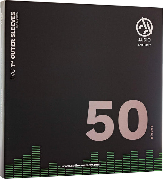 Vinyl 7" Outer Sleeves x 50 - Audio Anatomy