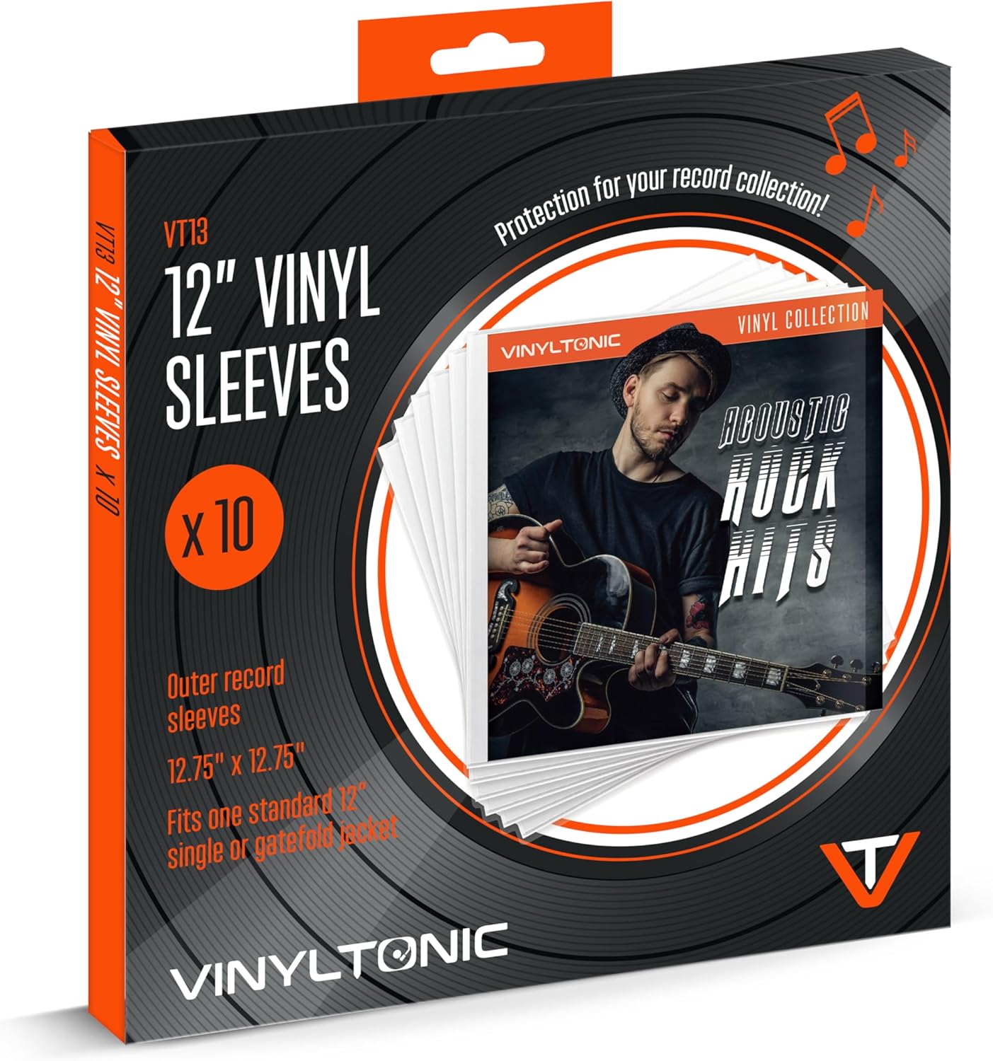 Vinyl Tonic - 12" Vinyl Record Sleeves 10 Pack