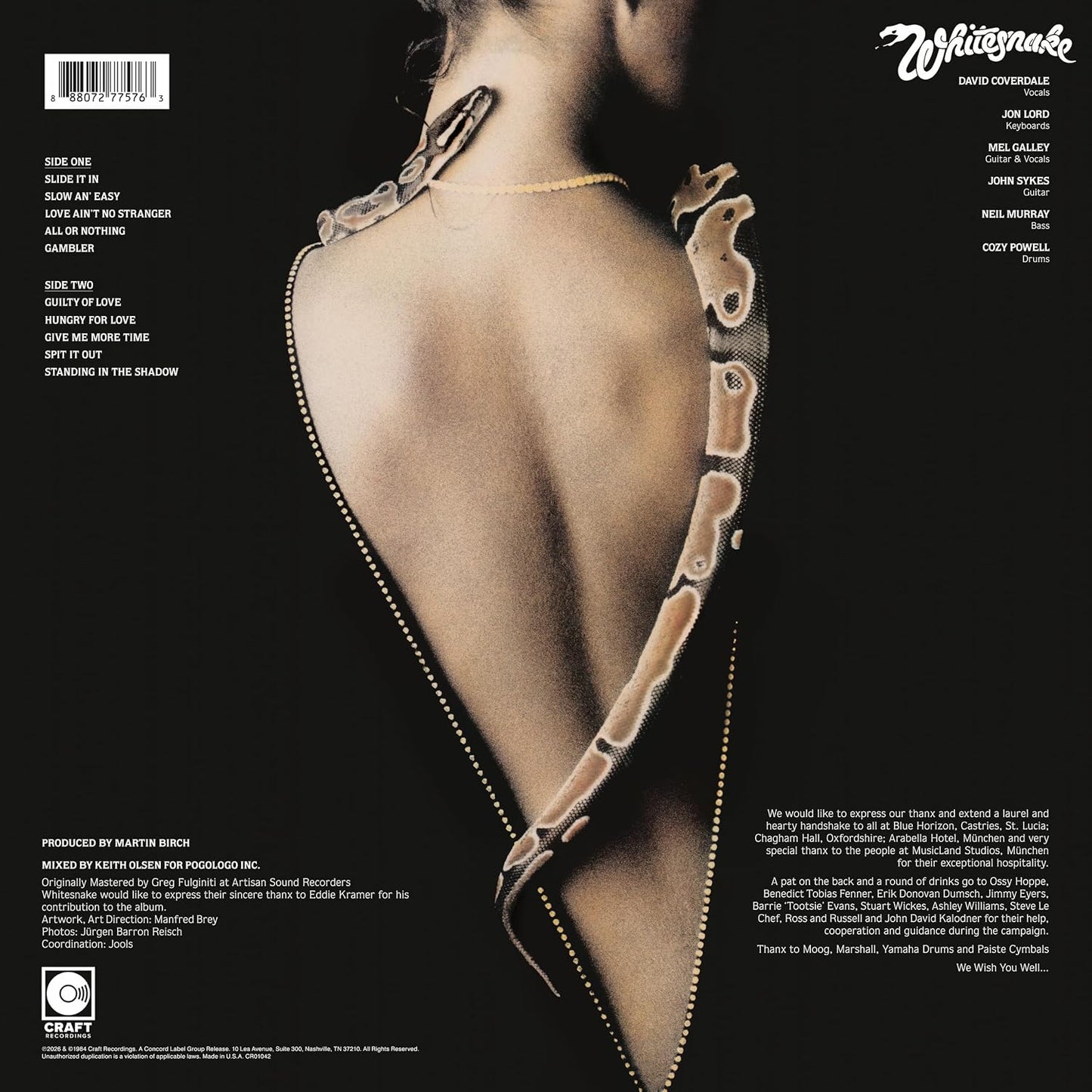 Whitesnake - Slide It In