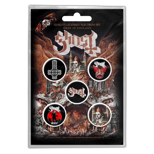 Ghost Prequelle Badge Set - Ireland Vinyl