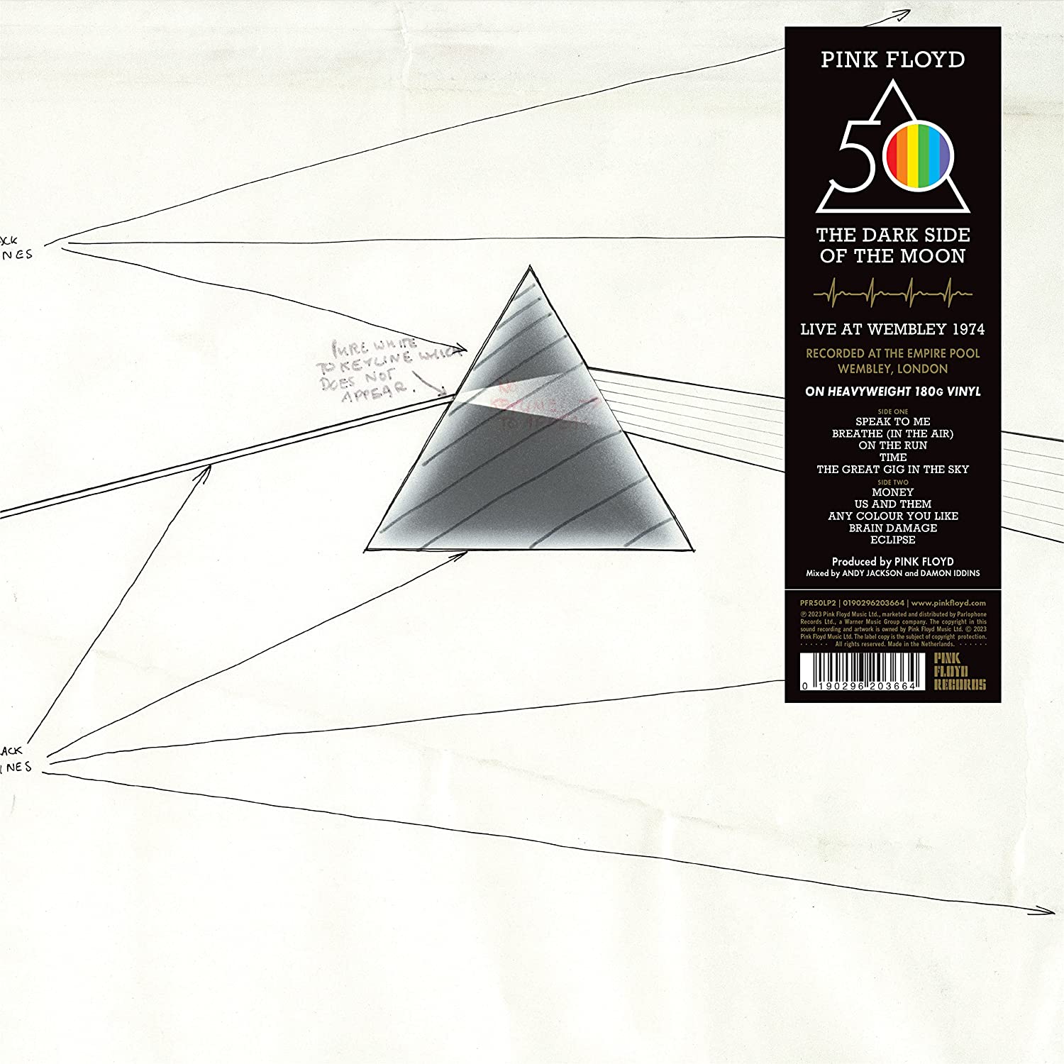 Pink Floyd Dark Side Of The Moon Live - Ireland Vinyl