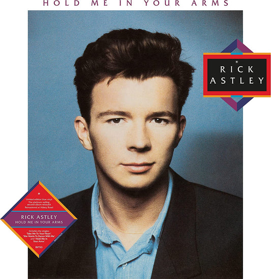 Rick Astley Hold Me In Your Arms (Blue) - Ireland Vinyl
