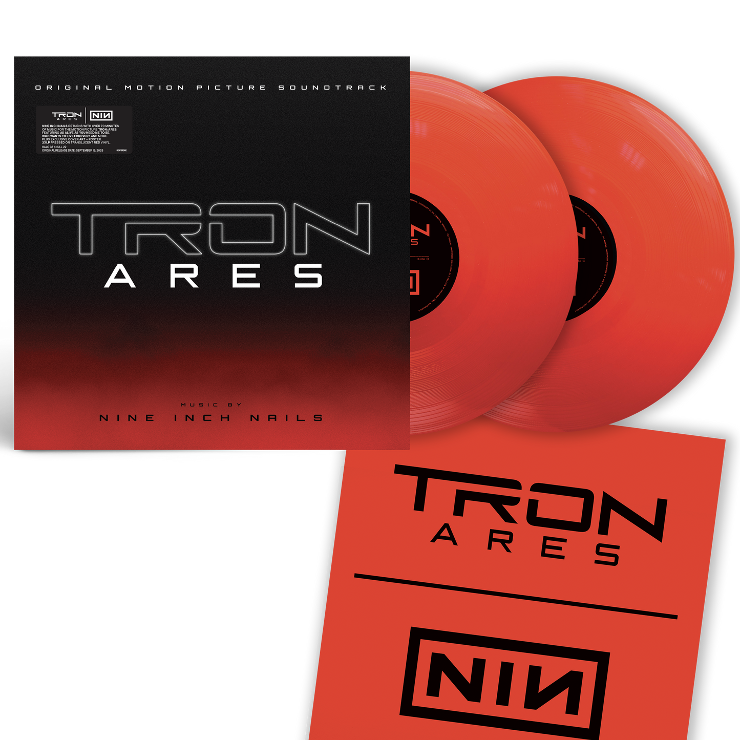 Nine Inch Nails Tron: Ares Soundtrack (RED LP)