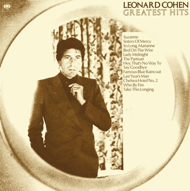 First Leonard Cohen Greatest Hits Collection on Vinyl from 1975.