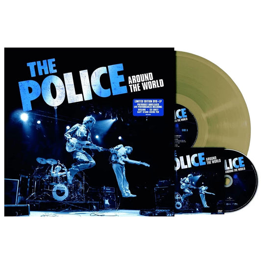 Police Around the World LTD edition DVD + Gold lp - Ireland Vinyl