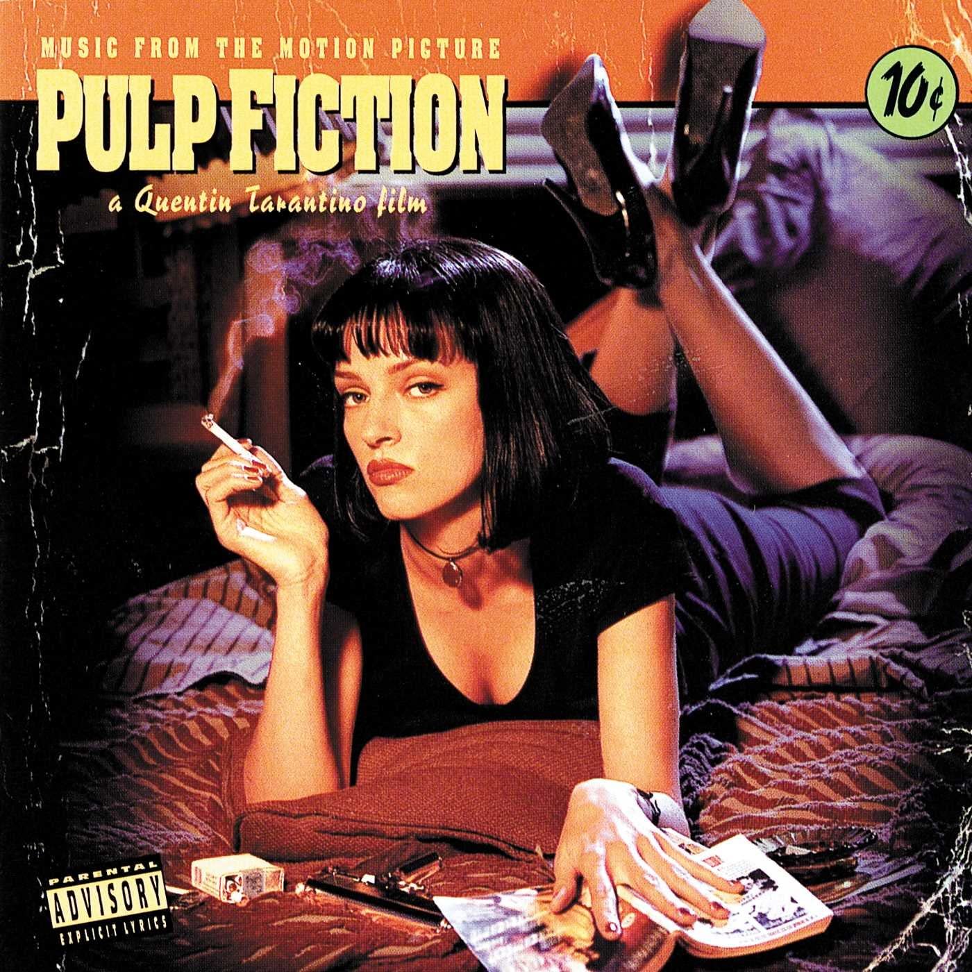 Vinyl Soundtrack to Quentin Tarantino's classic 1994 movie consisting of nine songs from the movie, four tracks of dialogue snippets followed by a song, and three tracks of dialogue alone.