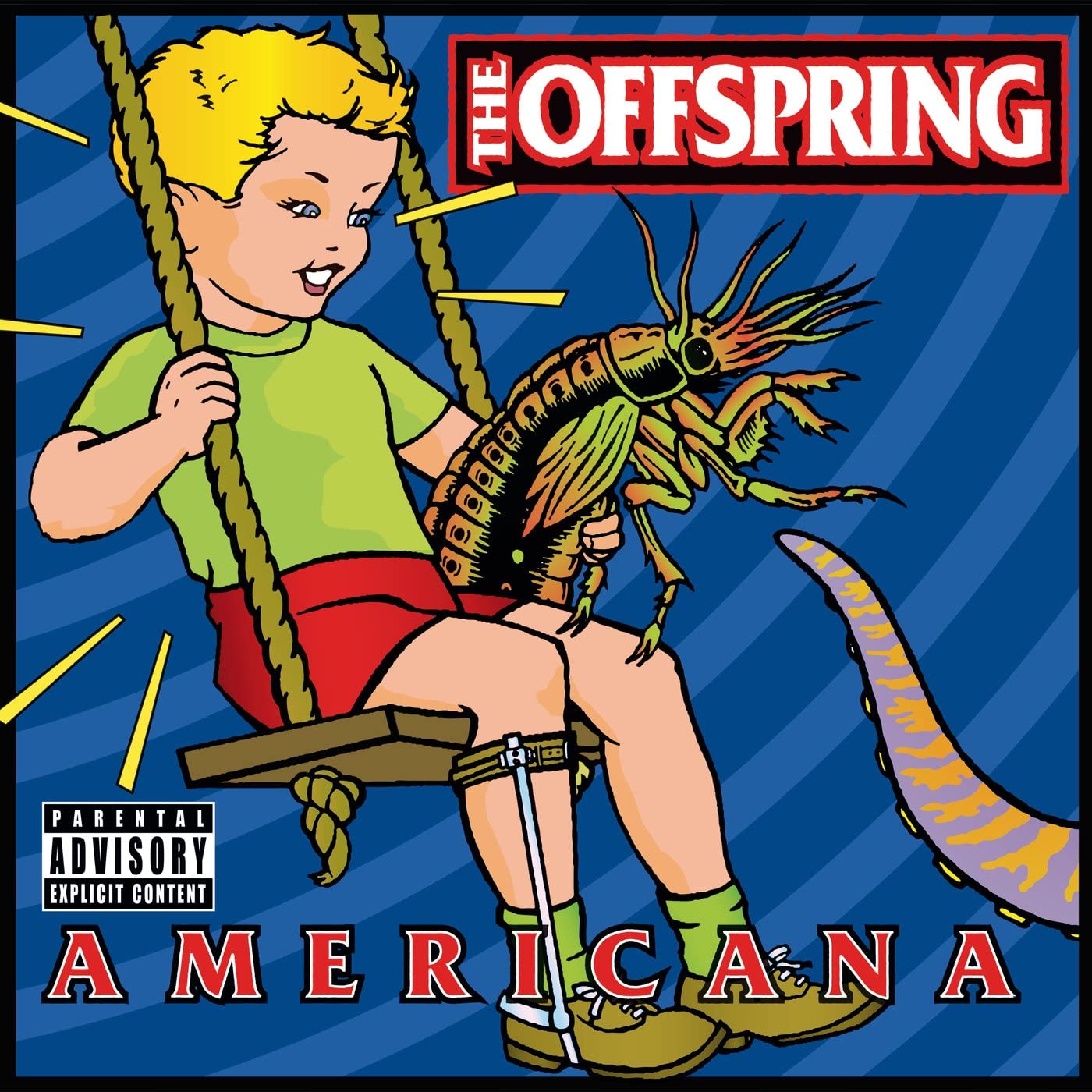 Fifth studio album on Vinyl by The Offspring. 'Americana' was a major success, debuting at number six on the US Billboard 200 and spawning the hit single 'Pretty Fly (for a White Guy)'