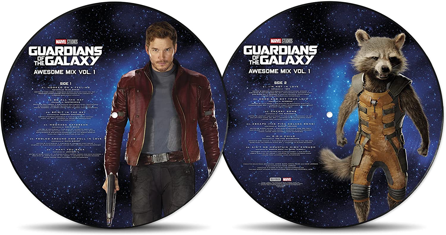 OST Guardians of the Galaxy Volume 1 Double Picture Disc - Ireland Vinyl